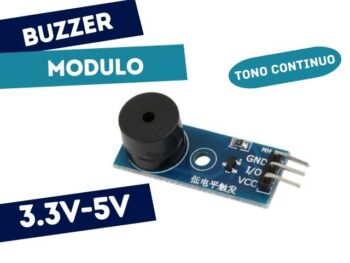 MODULO BUZZER 3V-5V TONO CONTINUO
