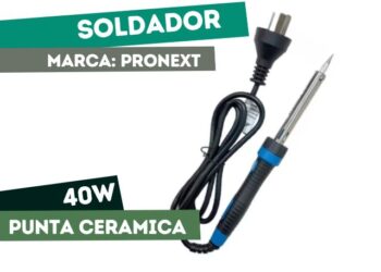 SOLDADOR 40W PRONEXT PUNTA CERAMICA