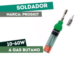 SOLDADOR 10W-60W A GAS PROSKIT 8PK-101-2