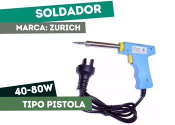 SOLDADOR 40W-80W TIPO PISTOLA ZURICH