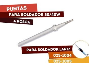 PUNTA CERAMICA FINA P/SOLDADOR 30/40W A ROSCA 025-1004/025-1005/025-1018