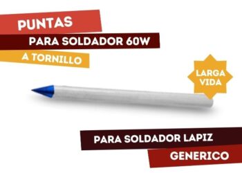 PUNTA LARGA VIDA P/SOLDADOR 60W A TORNILLO