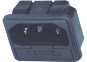 CONECTOR TIPO PC MACHO + PORTAFUSIBLE 20mm