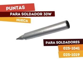 PUNTA CERAMICA P/SOLDADOR 20W-130W HUECA 025-1019/025-1041