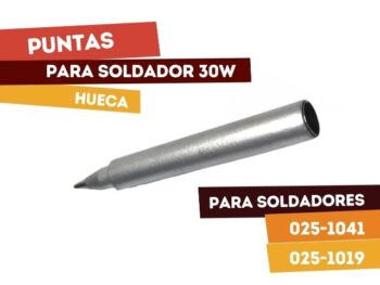 PUNTA CERAMICA P/SOLDADOR 20W-130W HUECA 025-1019/025-1041