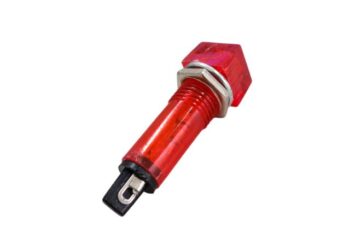 OJO DE BUEY 220V ROJO CUADRADO SIN CABLES