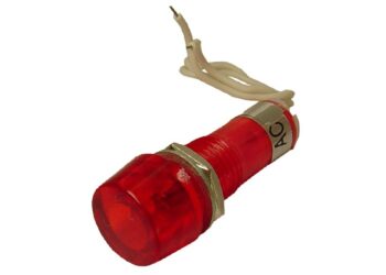 OJO DE BUEY 220V ROJO REDONDO 10mm