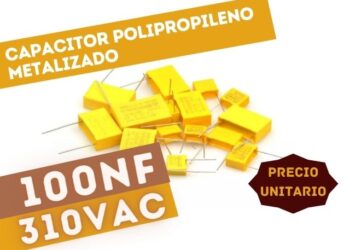 CAPACITOR POLIPROPILENO METALIZADO 100nF 310VAC