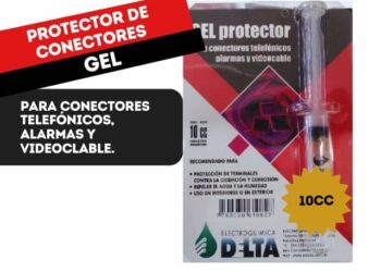 Gel Protector de Conectores en Jeringa de 10cc - Protección contra humedad y corrosión para conexiones eléctricas