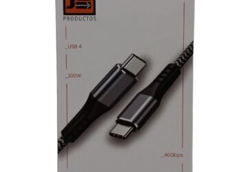 CABLE USB TIPO C 4.0 CARGA RAPIDA C/DATOS DE TELA 1mts